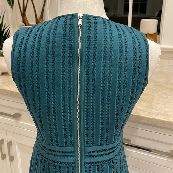 J. Crew teal fit and flare dress - Picture 5 of 8